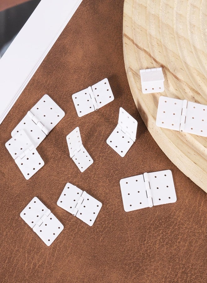 MECCANIXITY 10Pcs Small Pinned Nylon Plastic Hinges 1.1" x 0.6" RC Plane Parts for Wing Model Crafts Accessories - Image 5